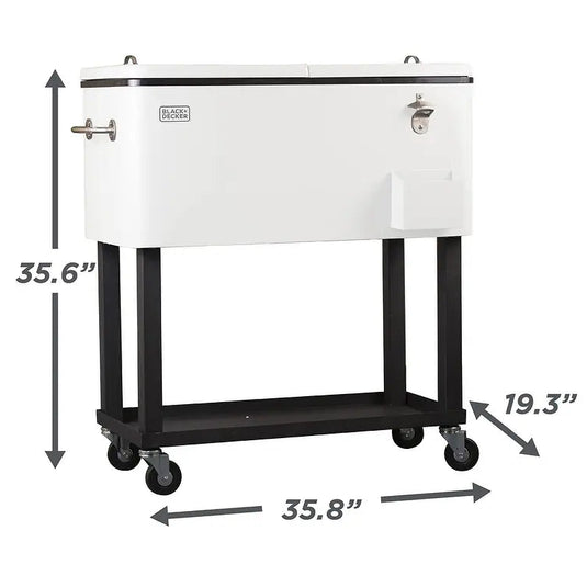 Black + Decker Wheeled Cooler Dimensions