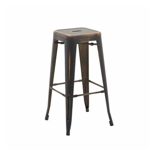 Metal Backless 30" Barstool Copper