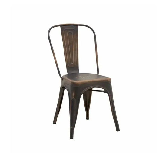 Copper Metal Cafe Chair