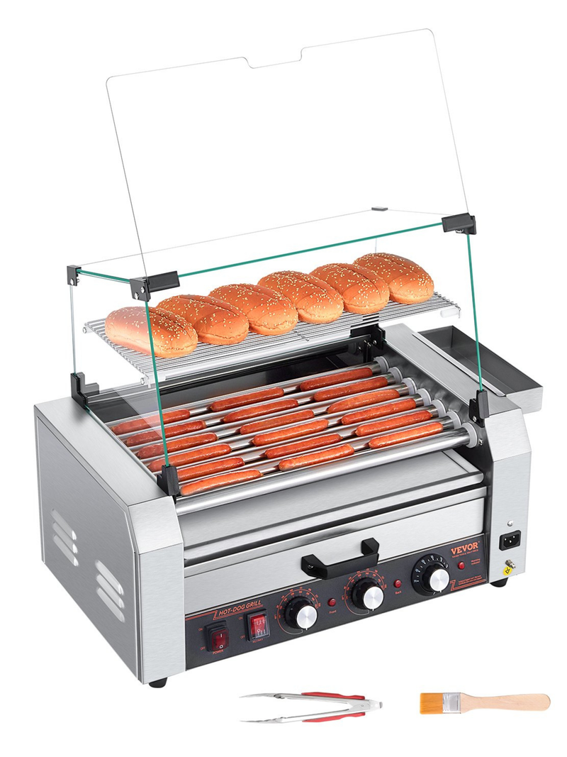 Load image into Gallery viewer, Hot Dog Roller with Bun Warmer

