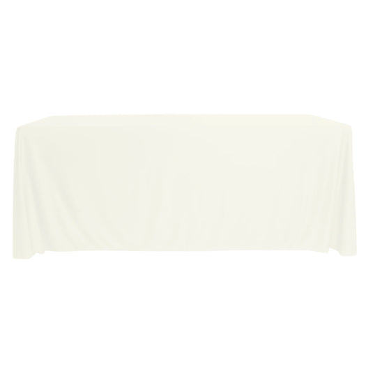 banquet table ivory linens full drop