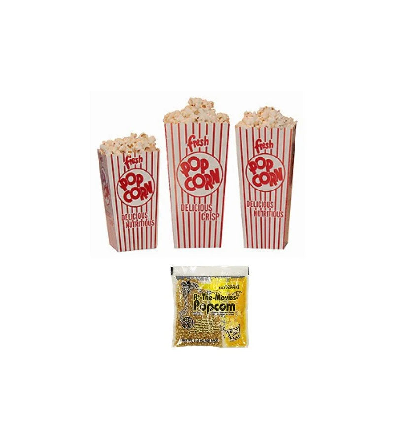 Load image into Gallery viewer, Black &amp; White Antique 8 oz Popcorn Cart
