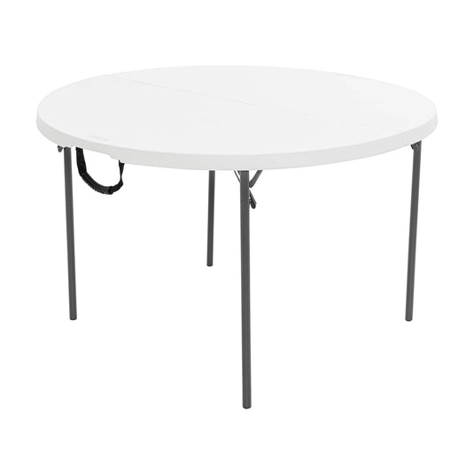 Round Plastic White Table 48 inches White for Rent in CT