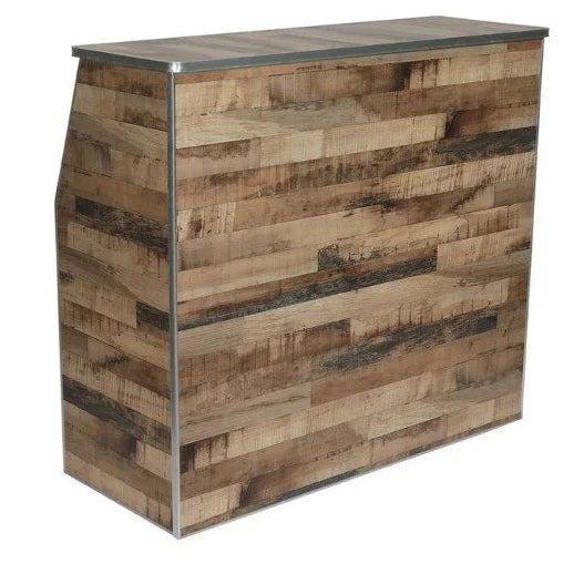 Rustic Portable Bar 48" Long