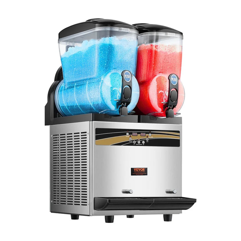 Load image into Gallery viewer, Countertop Commercial Two (3.7 gallon tanks) Frozen Drink Machine
